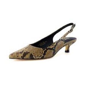 CUSHIONAIRE Women's Boss Kitten Heel Sling Back Dress Shoe +Memory Foam